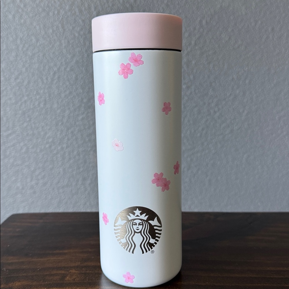 NEW Starbucks MiiR Limited Ed. 🌸 Cherry Blossoms 🌸 16oz Stainless Steel Tumbler